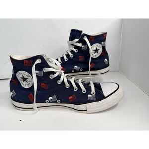 Converse Chuck Taylor All Star High Top Mens 13 Flag Print Patriotic